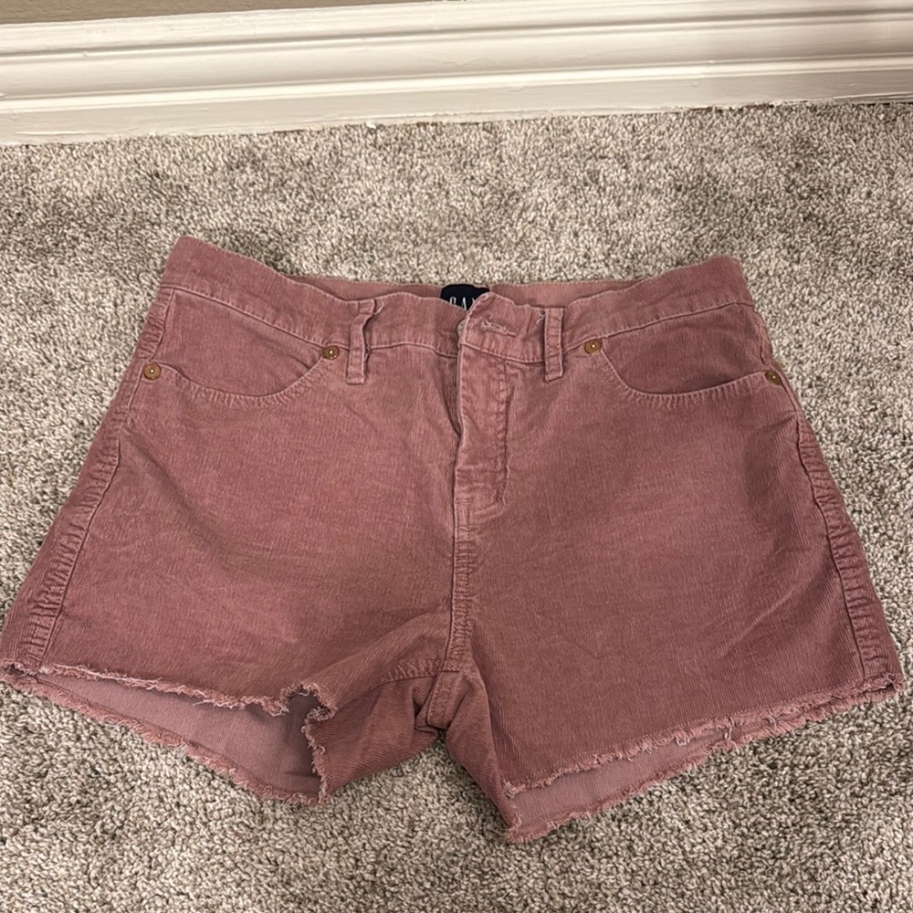 GAP Pink Jean Shorts Casual Mid-Thigh
